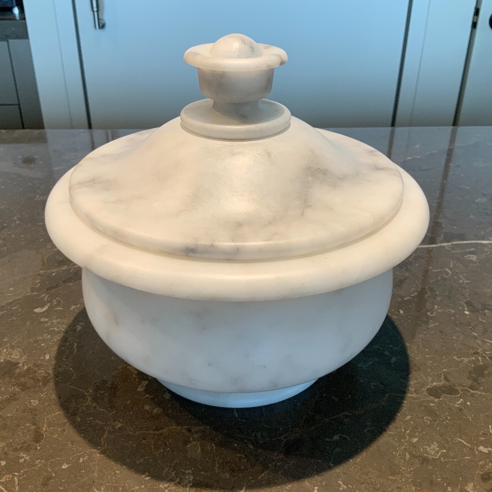 Alabaster Bowl from Volterra, Italy